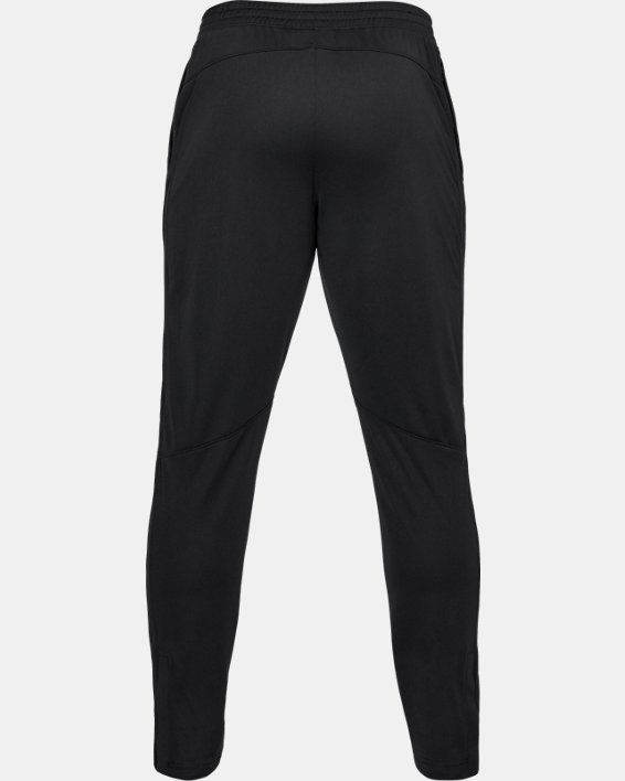Men's UA Sportstyle Pique Pants, Black, pdpMainDesktop image number 4